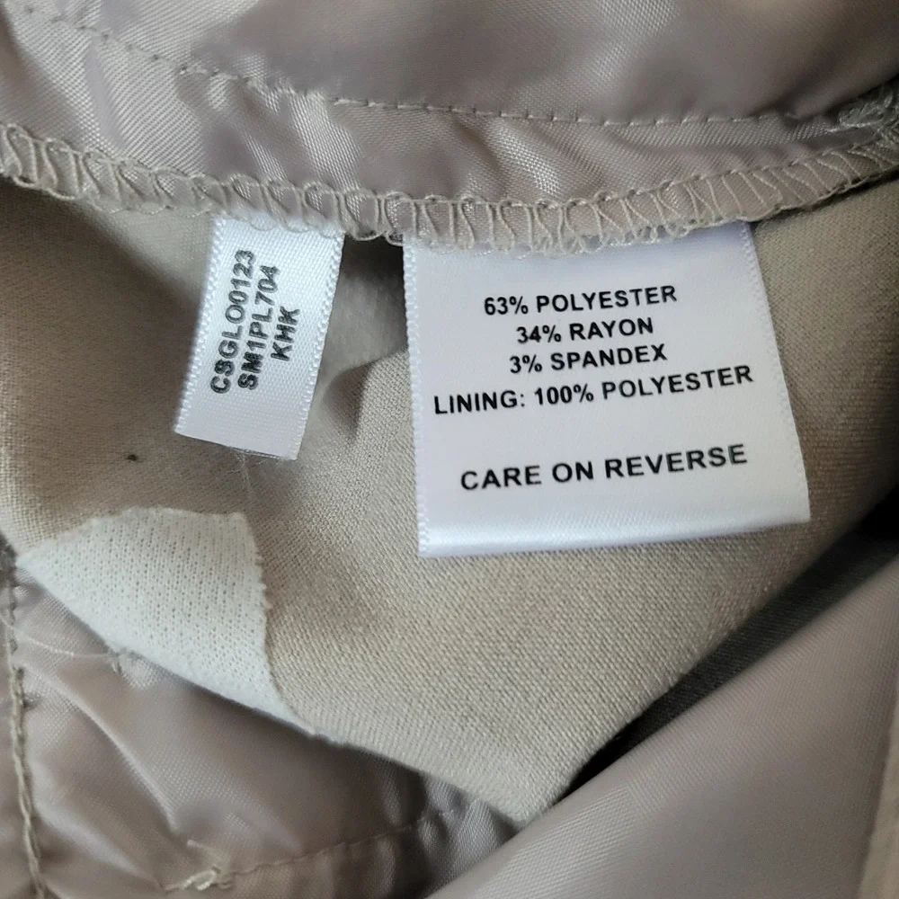 Calvin Klein Classic Fit Suit Dress Pants Tan 14 Business Work‎ Career Travel
